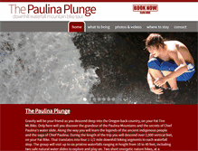 Tablet Screenshot of paulinaplunge.com